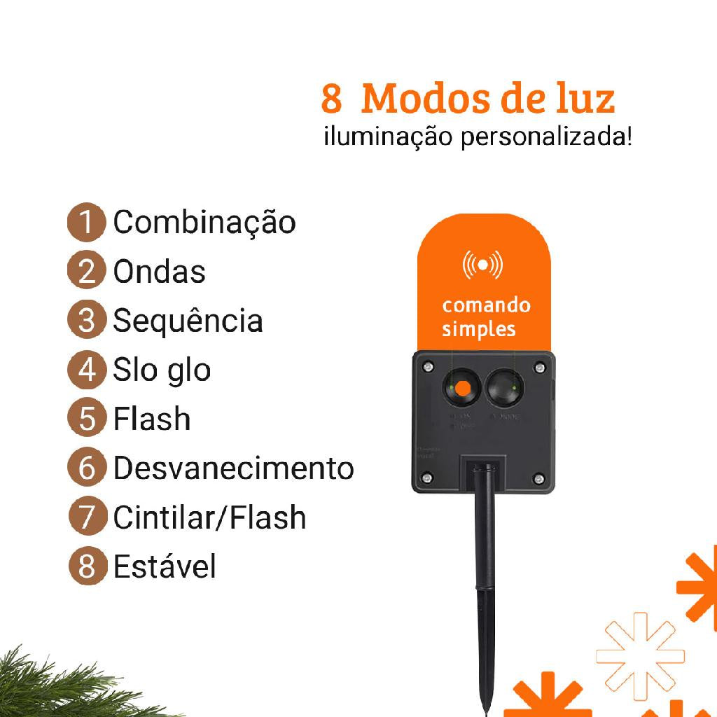 Pisca Pisca Natal Solar  Avicii Express®