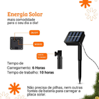 Pisca Pisca Varal Lâmpadas Solar 30 Led Enfeites de Natal 5m Cordão Luzes Externo Decoração Jardim Bolinha Iluminação