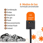 Pisca Pisca Varal Lâmpadas Solar 30 Led Enfeites de Natal 5m Cordão Luzes Externo Decoração Jardim Bolinha Iluminação