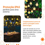 Pisca Pisca Varal Lâmpadas Solar 30 Led Enfeites de Natal 5m Cordão Luzes Externo Decoração Jardim Bolinha Iluminação