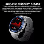 ‌Novo X5 PRO MAX SmartWatch: Chamada Bluetooth, À Prova de Água, Compatível Android e iOS, Design Redondo‌