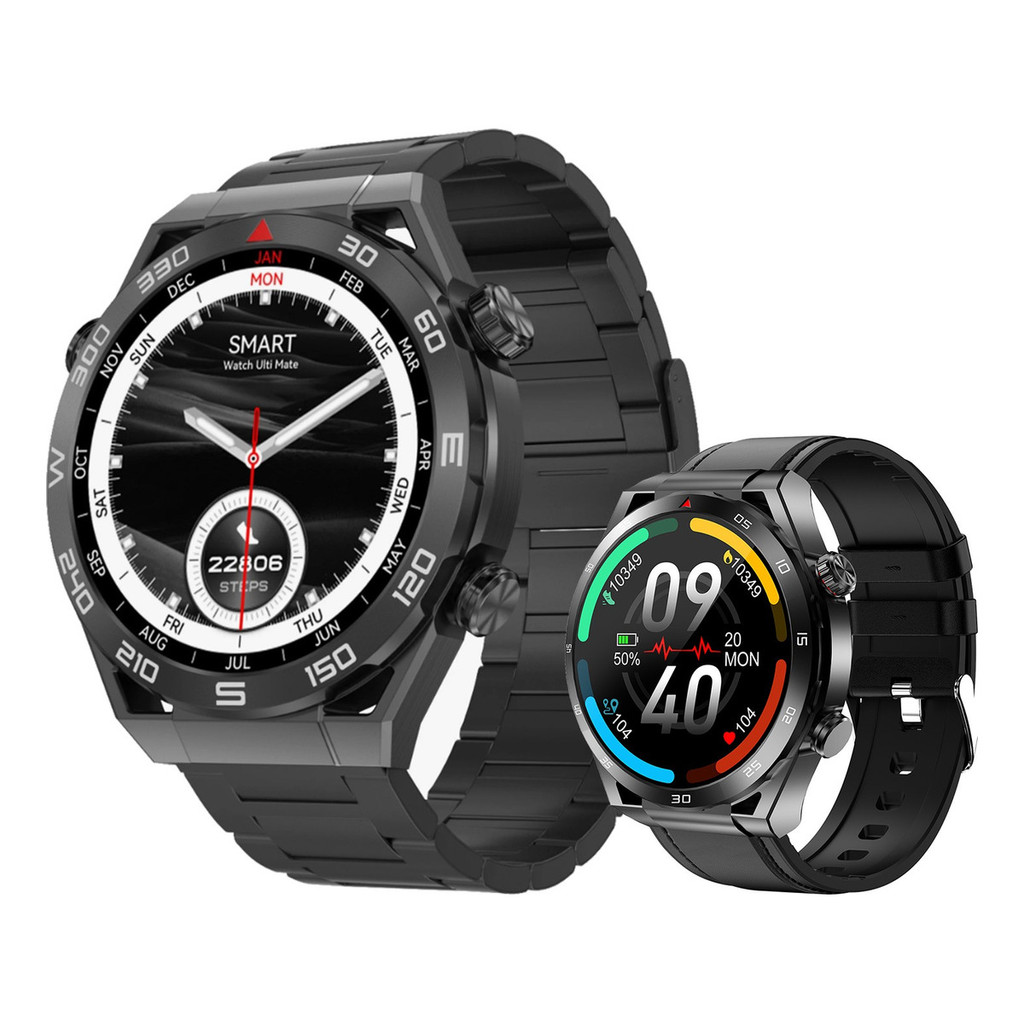 ‌Novo X5 PRO MAX SmartWatch: Chamada Bluetooth, À Prova de Água, Compatível Android e iOS, Design Redondo‌