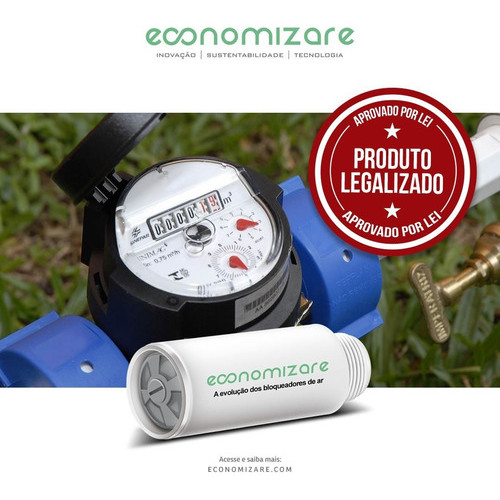 Bloqueador E Eliminador De Ar Economizare Reduz A Conta De Água