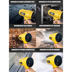 soprador de folhas elétrico 2 baterias bivolt 50000rpm 1200W GEELE