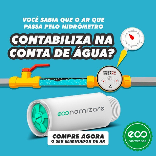 Bloqueador E Eliminador De Ar Economizare Reduz A Conta De Água