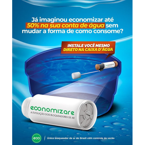 Bloqueador E Eliminador De Ar Economizare Reduz A Conta De Água