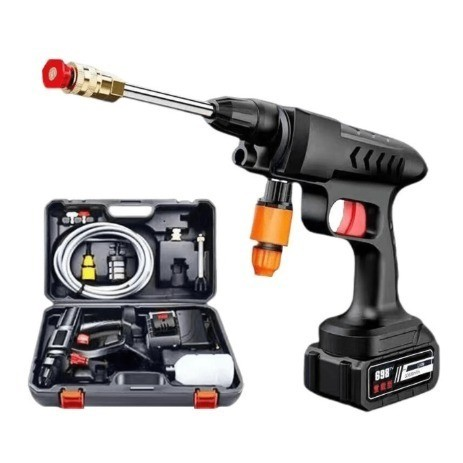 Lavadora de Alta Pressão HigherPower + Brinde Aspirador de Pó Mini  Avicii Express®  Limpeza Rápida e Prática
