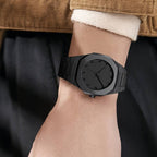 Relógio Masculino De Quartzo Preto Com Mostrador Polígono Avicii Express®