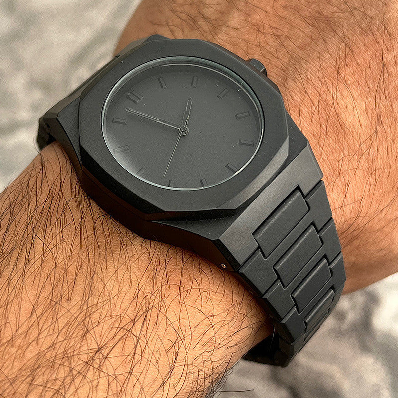 Relógio Masculino De Quartzo Preto Com Mostrador Polígono Avicii Express®
