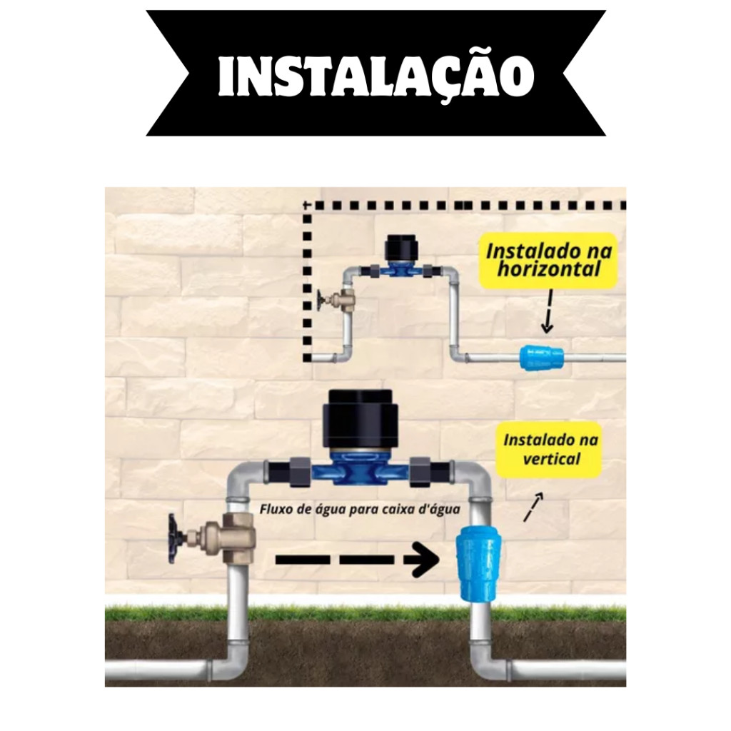 Bloqueador De Ar Hidrometro Redutor Conta Água 3/4 vendido em 1 ou 2 unidades