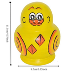 Bonecas De Nidificação MONSA , Brinquedos De Boneca Matryoshka De Pato Amarelo , Bonecos De Empilhamento De 10 Camadas D