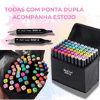 Livro De Colorir Bobbie Goods com Kit 24 Canetas Avicii Express®