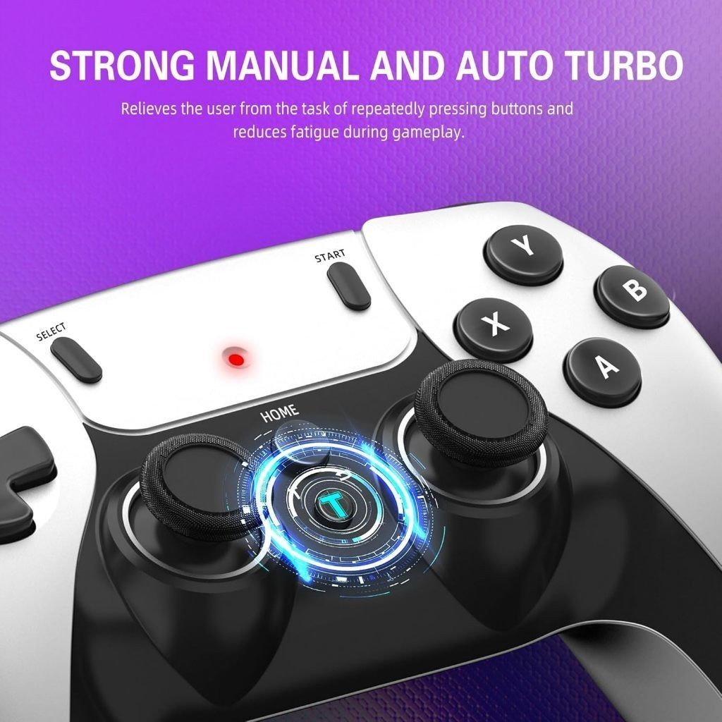 2025 Novo Videogame Stick M15 Pro 4k 64gb Hdmi Com 2 Controles Sem Fio + 20.000 Jogos